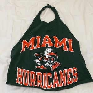 Miami Hurricanes Tailgate Halter Top
